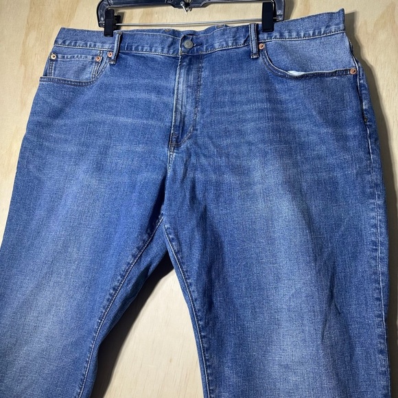 Gap 1969 Straight Blue Jeans Light Wash 42X30 - Picture 2 of 11